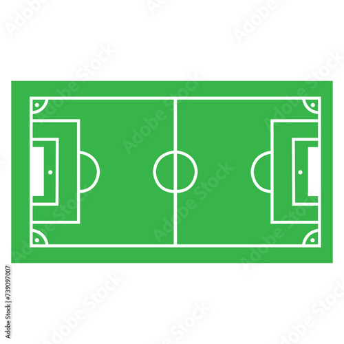 football field icon vectors symbol illustration design template