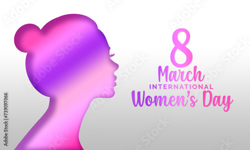 8 March International Women's Day Greeting card  (ID: 739097066)