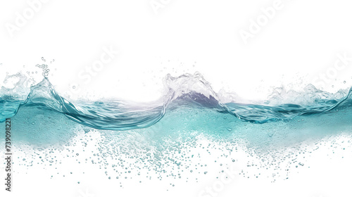 Obraz na płótnie water splash on a transparent background