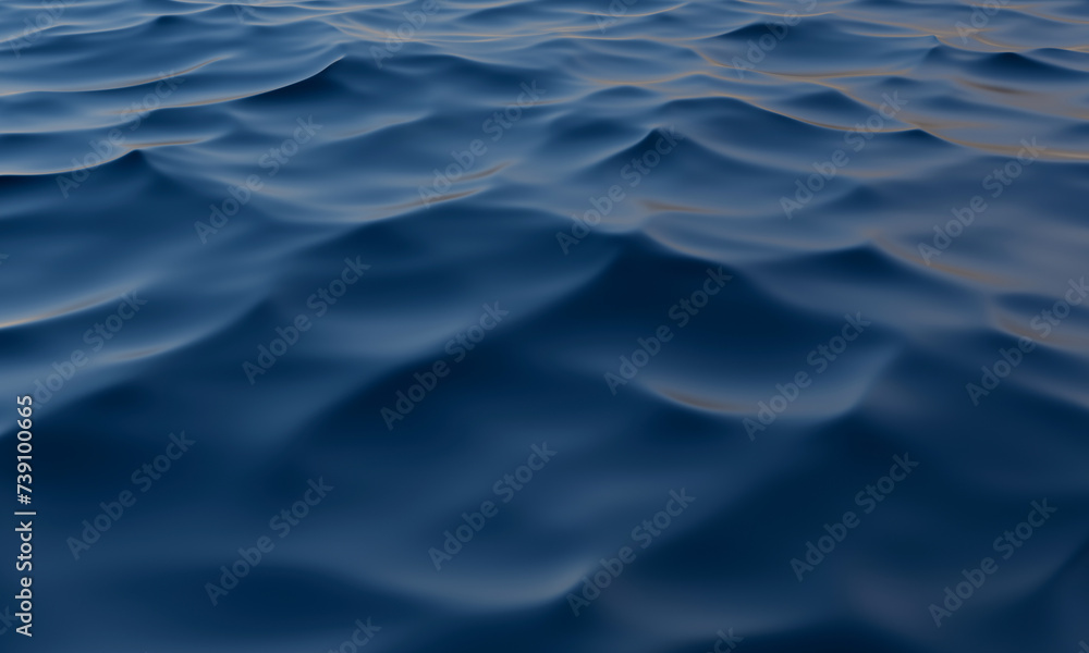 Obraz premium Water surface. Sea ripple background.