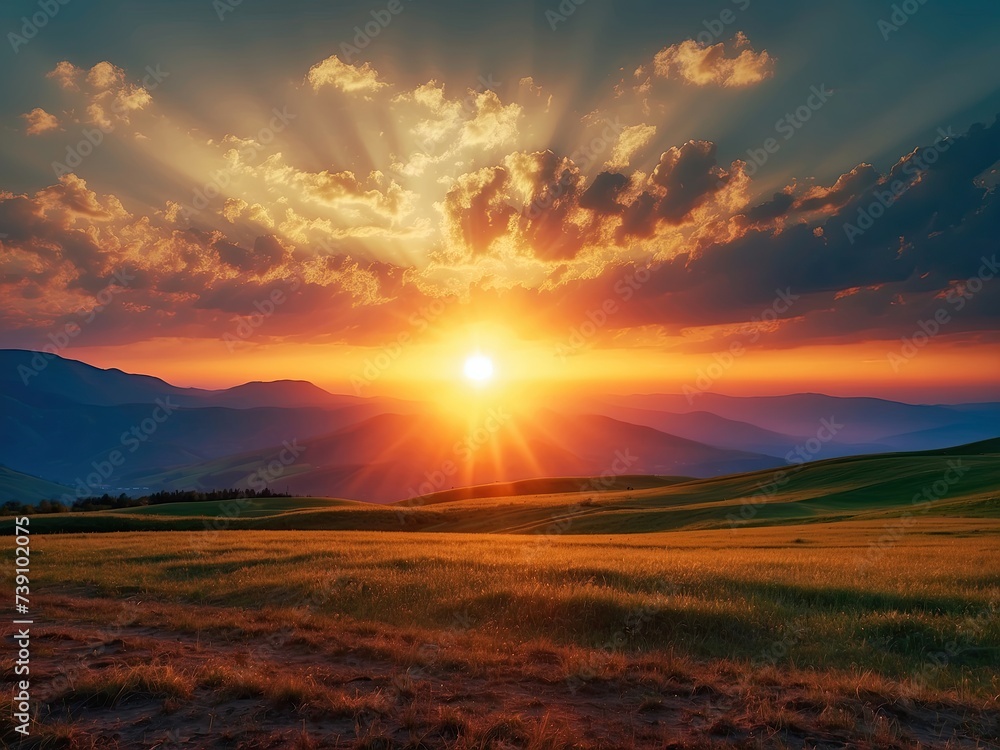 Awakening Radiance- A Glorious Sunrise.