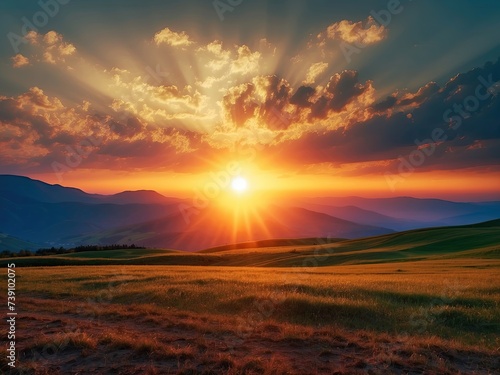 Awakening Radiance- A Glorious Sunrise.