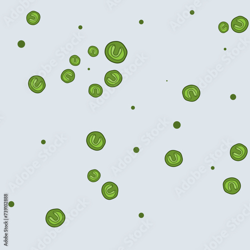Chlorella is a genus of single-celled green algae that grows in freshwater. It's rich in nutrients like protein, vitamins, and minerals, often used as a dietary supplement or food source.
