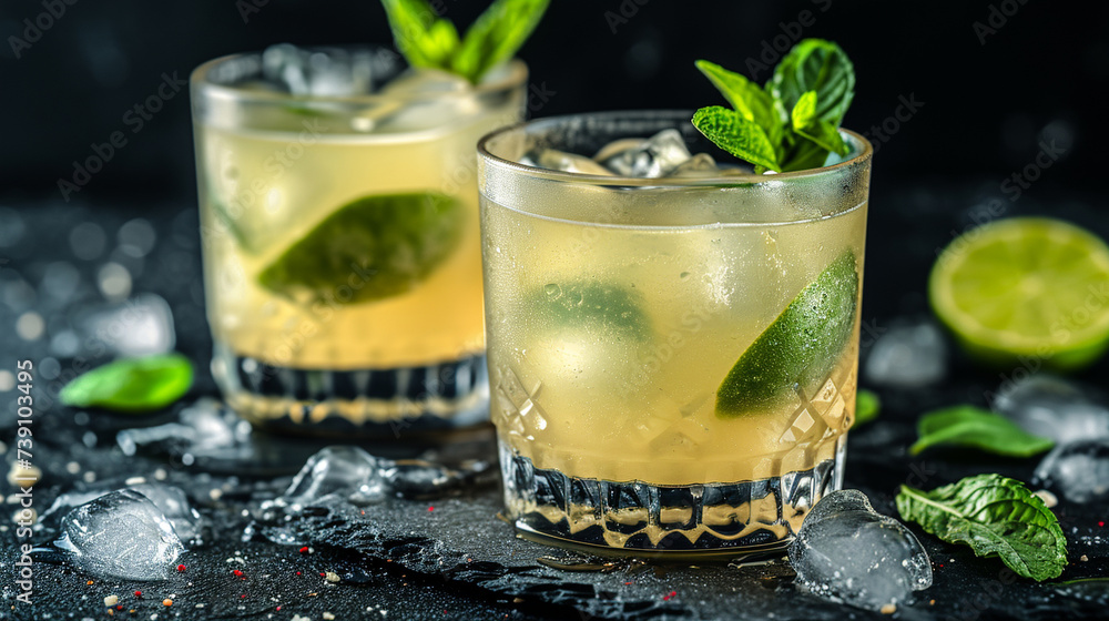 mojito cocktail with lime mojito cocktail with lime