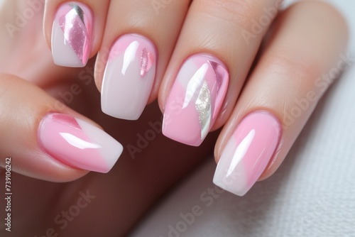 Exciting elevated nail designs in pink