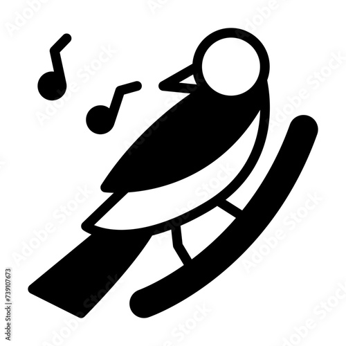 bird glyph icon