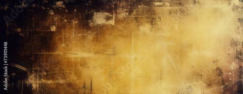 gold black paint wall texture. black and gold, abstract grunge background. Abstract artistic background. Black and gold painting background. black and gold grunge. © Marios