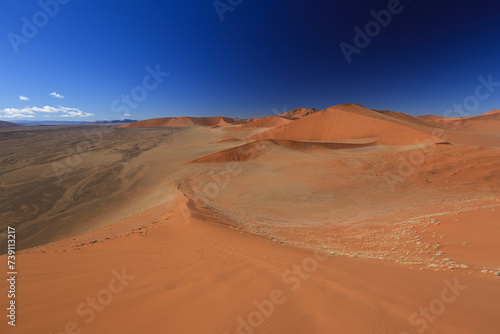 red sand desert landscape of Namibia © Marcel