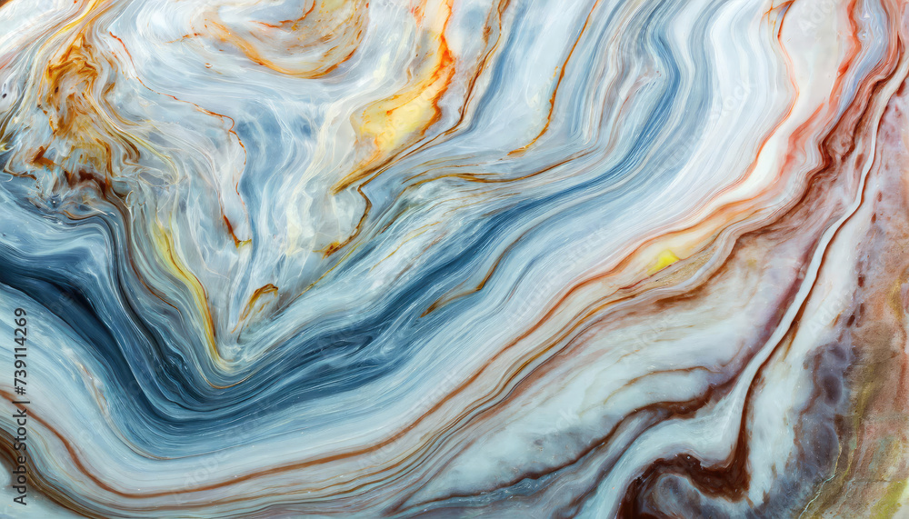 Obraz premium Marble ink colorful. wood marble pattern texture abstract background. can be used for background, Generated AI