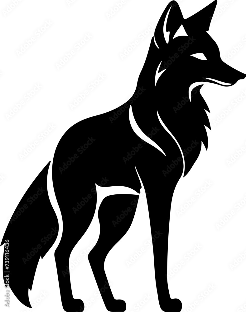 Fox SVG, fox head SVG, fox face svg, fox silhouette svg, standing fox svg,  layer fox svg,