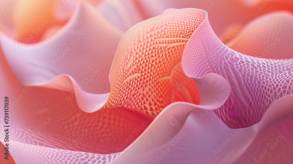 Tiger Lily's Serenade: Close-up reveals wavy petals in a calming dance. Tiger Lily's Serenade: Close-up reveals wavy petals in a calming dance.