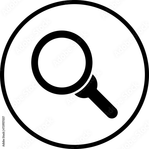 Magnifying Glass Icon Style