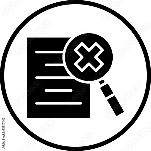 Data Infringement Icon Style