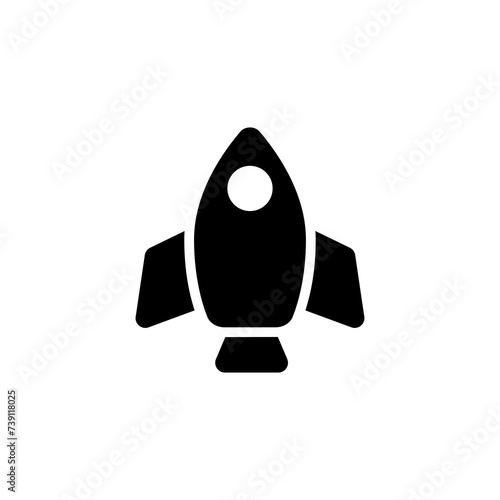 Rocket icon, idea, startup, innovation, business and finance, start up, creativity