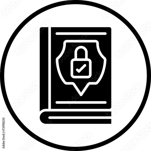 Privacy Guidelines Icon Style photo