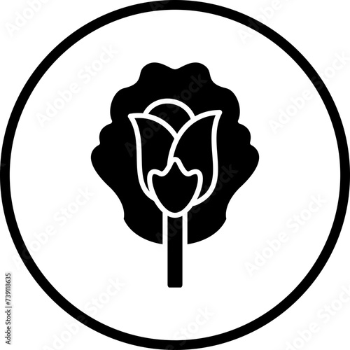 Pea Flower Icon Style