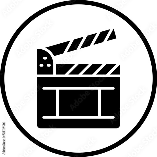 Clapperboard Icon Style