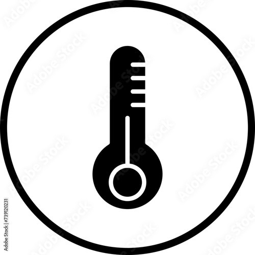 Thermometer Icon Style