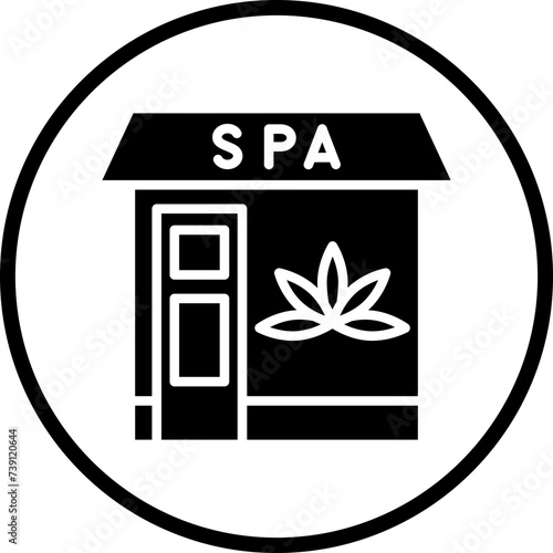 Spa Center Icon Style