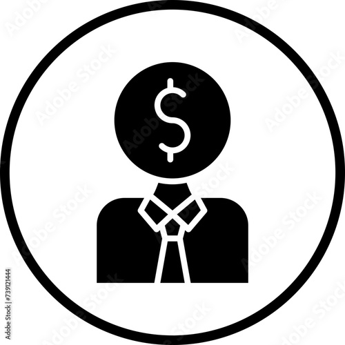 Junior Sales Rep Icon Style