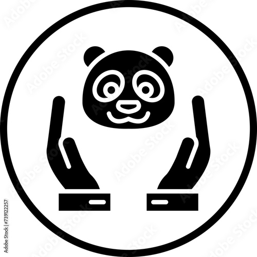 Animal Rights Icon Style