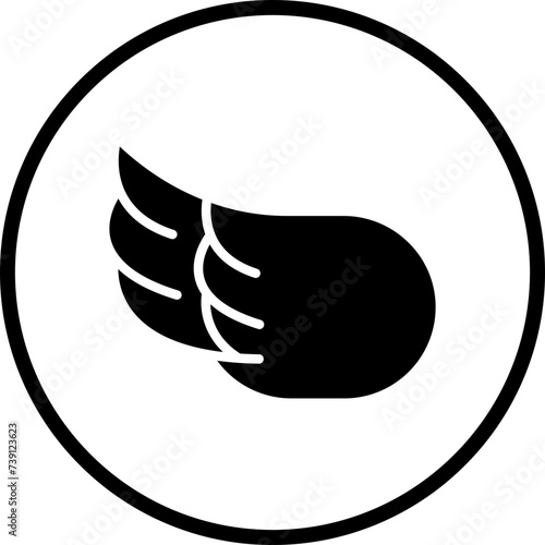 Left Wing Icon Style