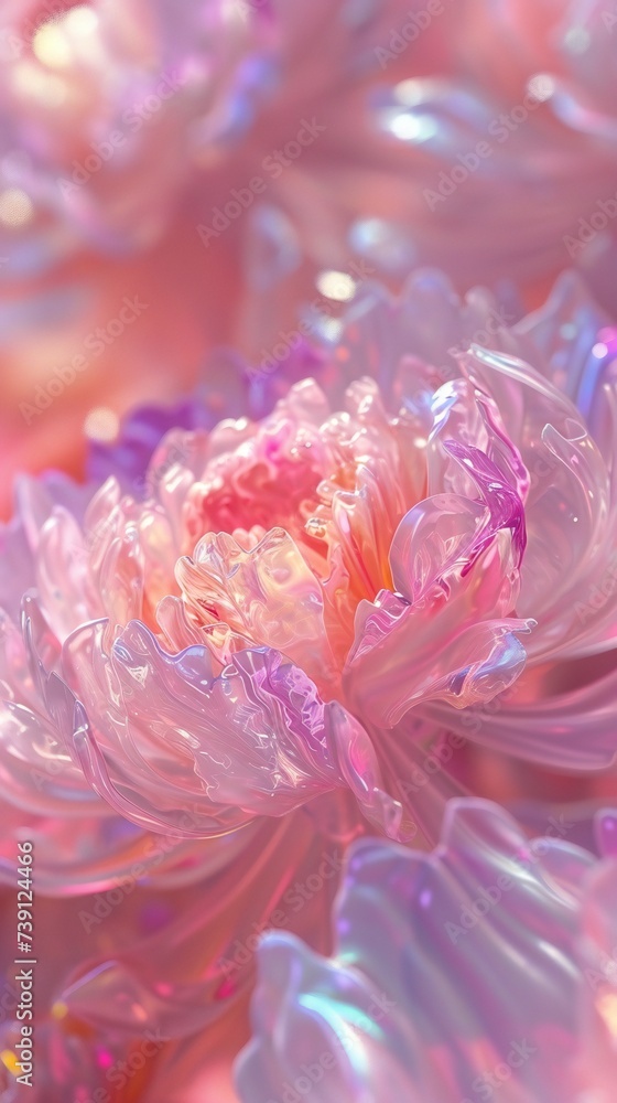 Arctic Mirage: Peony's delicate petals create an arctic mirage, their icy forms reflecting the chill in the air. Arctic Mirage: Peony's delicate petals create an arctic mirage, their icy forms reflecting the chill in the air.