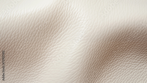Elegant White Calfskin Texture Close-up