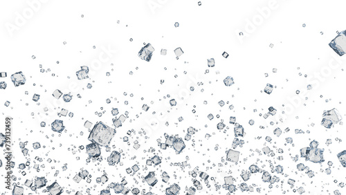 Wallpaper Mural ice cube render 3D illustration on alpha channel	
 Torontodigital.ca