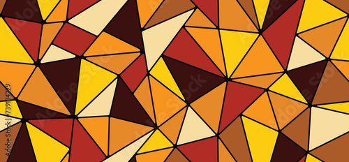 Abstract mosaic seamless pattern.