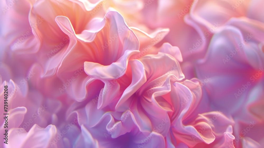 Hyacinth Mirage: Close-up captures the illusion of petals melting into soft hues.