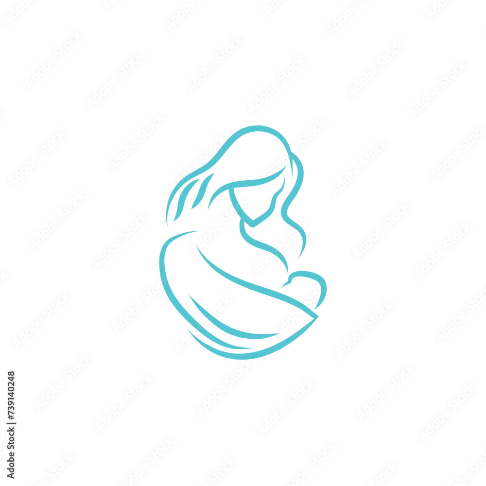 mom and baby outline sketch mom and baby outline sketch