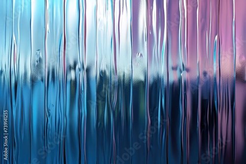 the texture of the matt glass photo
