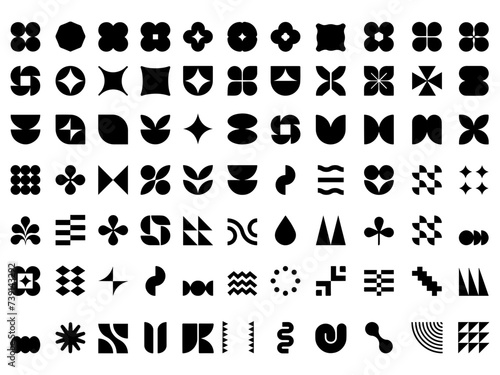 Set of Abstract Geometric Shapes