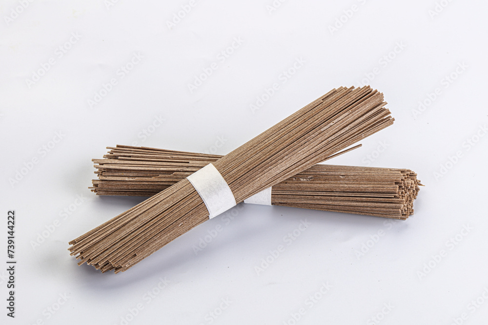 Asian aw soba bukwheat noodle