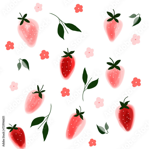 strawberry pattern