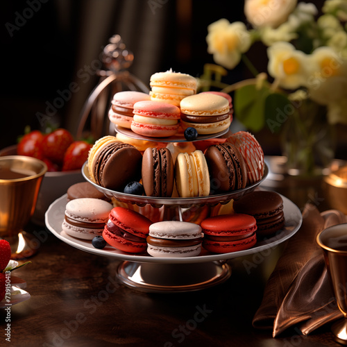 French Macarons cookies