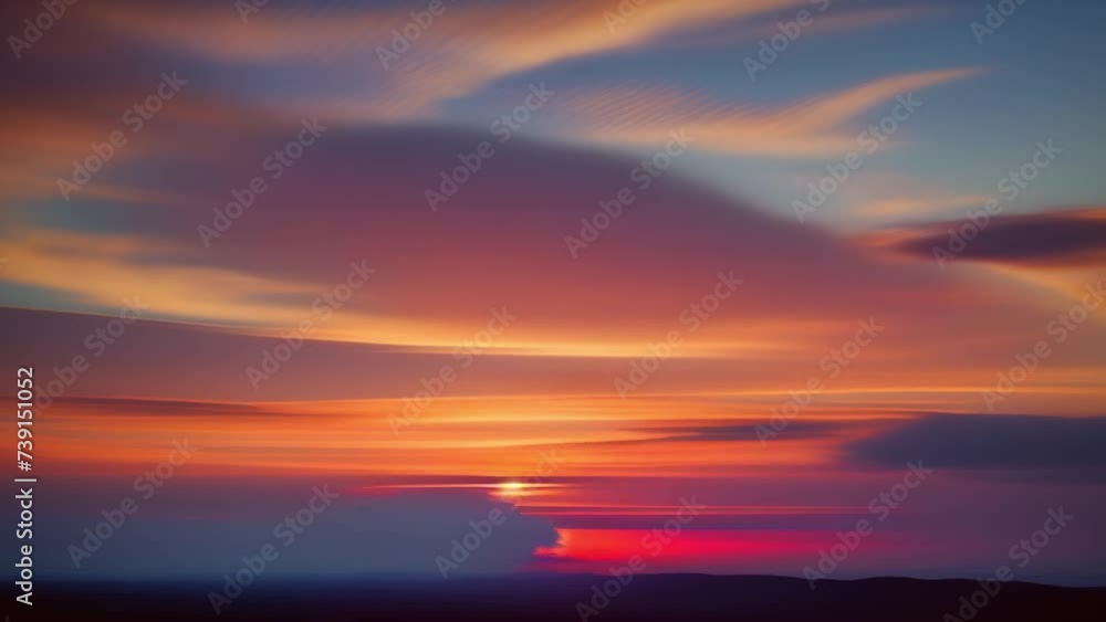 Vivid hues dance across the evening canvas in this mesmerizing timelapse, as the sky transforms into a kaleidoscope of colors, painting a breathtaking sunset spectacle.
Vivid hues dance across the evening canvas in this mesmerizing timelapse, as the sky transforms into a kaleidoscope of colors, painting a breathtaking sunset spectacle.