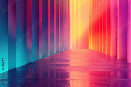 colourful abstract stripes wallpaper background Generative AI
