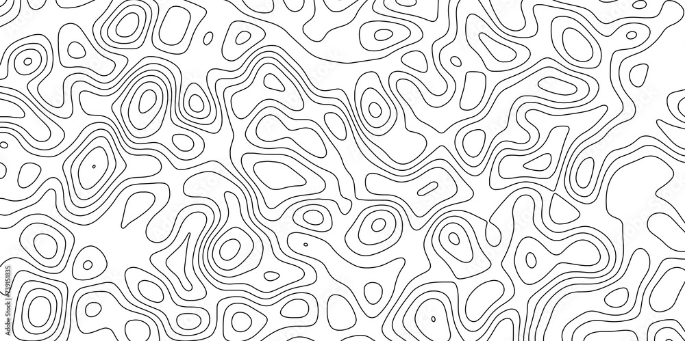 Abstract white topography vector background. Topographic map. Geographic mountain relief. counter map wavy line paper textrue. grid curve line abstract vector illustration .