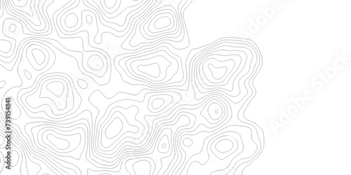 Abstract pattern with lines. Abstract sea map geographic contour map and topographic contours map background. Abstract white pattern topography vector background. Topographic line map background.