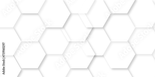 Abstract background with hexagonal hexagon texture. Abstract hexagon polygonal pattern background vector. seamless bright white abstract honeycomb background. 