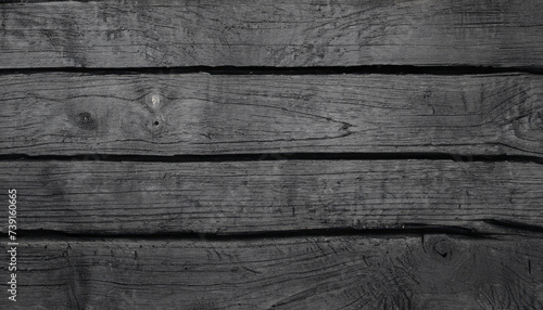 Grunge Black old terrible wood background. Vintage dark Wooden texture. Abstract Wallpaper of shabby wood texture with copy space for design.