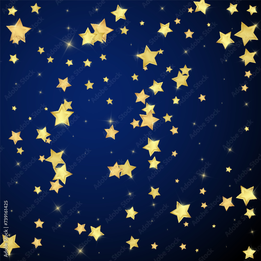 Magic stars vector overlay. Gold stars scattered Magic stars vector overlay. Gold stars scattered