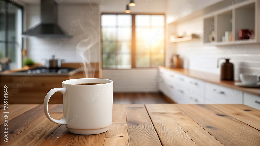 Obraz premium Morning coffee background.