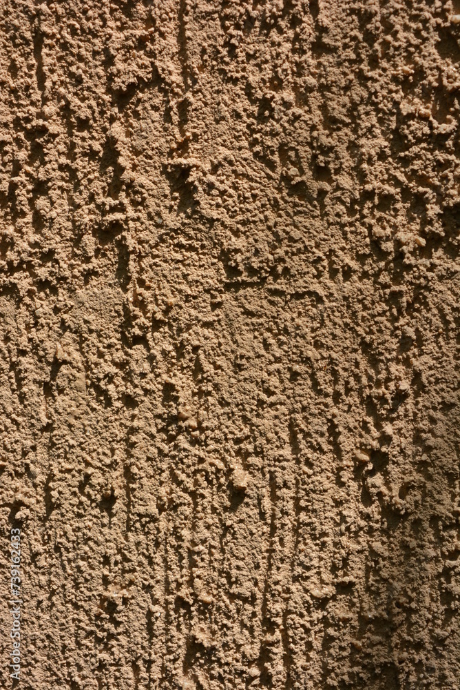 Building materials, street wall cladding, brown caroyed coating, rough structure. Building materials, street wall cladding, brown caroyed coating, rough structure.