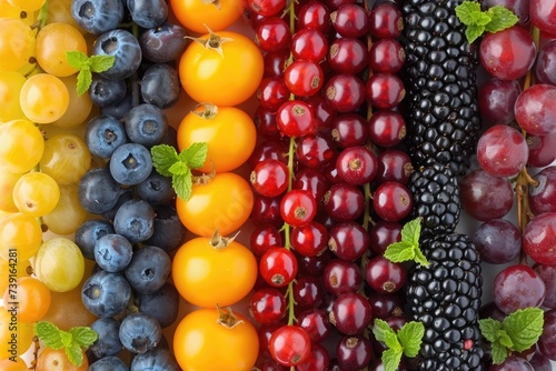 mixed fresh berries fruits professional advertising food photography