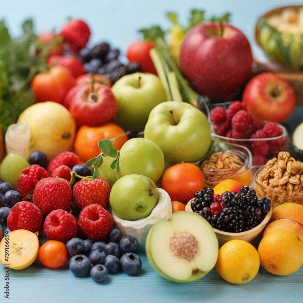 fresh fruits and berries Generated by Ai fresh fruits and berries Generated by Ai