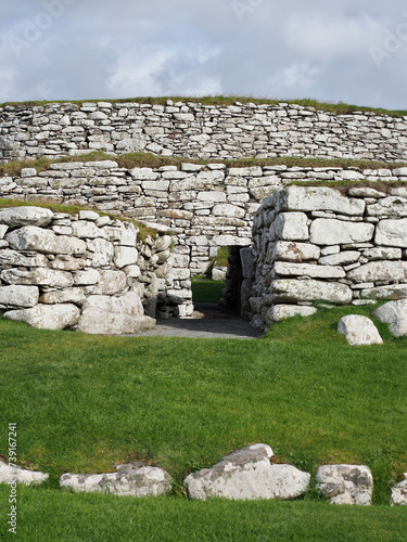 Fotografie Clickimin broch in Lerwick, Shetland Islands.
