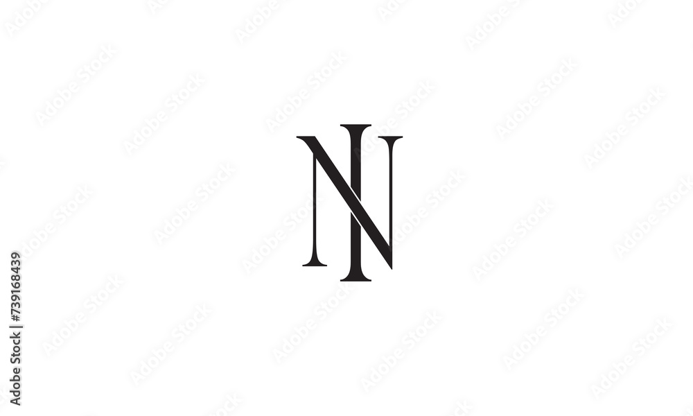 HI, IH , H , I, Abstract Letters Logo HI, IH , H , I, Abstract Letters Logo